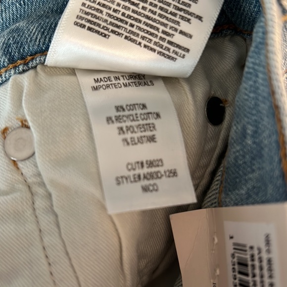 NWT AGOLDE Nico High Rise Slim Fit Denim Jeans in Embark - Picture 8 of 8
